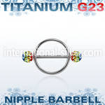 ugfnpe5 straight barbells titanium g23 implant grade nipple
