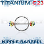 ugfnpe6 straight barbells titanium g23 implant grade nipple