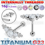 uhein6 titanium barbell internal threading 3 cz