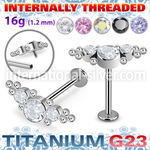 ulbin6 titanium labret internal threading 3 cz