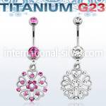 umcd573 belly rings titanium g23 implant grade belly button