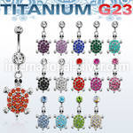 umcd574 belly rings titanium g23 implant grade belly button