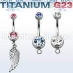 umcd593 belly rings titanium g23 implant grade belly button