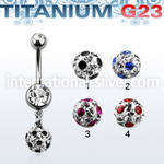 umcd626a belly rings titanium g23 implant grade belly button