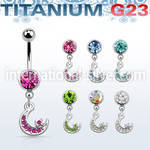 umcd734 belly rings titanium g23 implant grade belly button