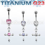 umcdz14s belly rings titanium g23 implant grade belly button
