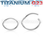 usgsh39 titanium hinged segment hoop 16g oval
