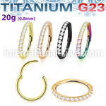 usgshss10t pvd plating titanium hinged segment hoop 20g cnc