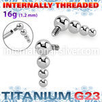 ush5in titanium four bead balls descending top