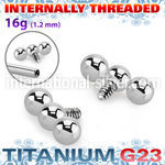 ush6in titanium three balls top