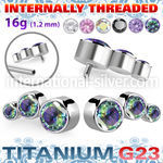 ushz20in titanium descending curve top press cz