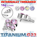 ushz9in titanium bohemian design cz