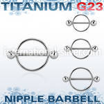 usnpe straight barbells titanium g23 implant grade nipple