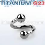 uspb4 spirals twisters titanium g23 implant grade labrets chin