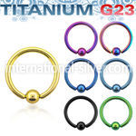 utbcr hoops captive rings anodized titanium g23 implant grade nose