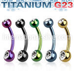 utbn2cs belly rings anodized titanium g23 implant grade belly button