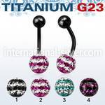 utbnfr8d belly rings anodized titanium g23 implant grade belly button