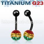 utbnfr8r belly rings anodized titanium g23 implant grade belly button