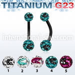utbnfrsc belly rings anodized titanium g23 implant grade belly button