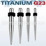 utp tapers titanium g23 implant grade ear lobe