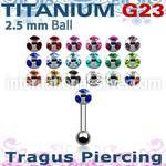utrg12 straight barbells titanium g23 implant grade tragus