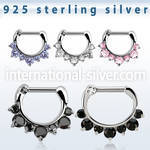 vseph14 straight barbells silver 925 septum