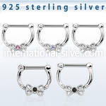 vsepk16 straight barbells silver 925 septum