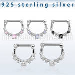 vsepl16 straight barbells silver 925 septum