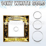 w14end gold seamless and segment rings nose piercing