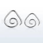 wra tapers surgical steel 316l ear lobe
