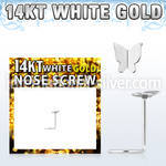 wsbt2 l shape nose studs gold nose