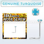 wscge7 l shape nose studs gold nose