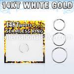 wsel18 seamless segment rings gold nose
