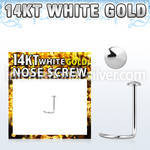 wsrd l shape nose studs gold nose