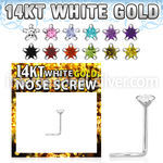 wszsc1 l shape nose studs gold nose