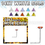 wsztc1 l shape nose studs gold nose