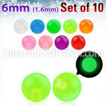 xglb6 loose body jewelry parts acrylic body jewelry belly button