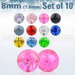 xgtb8 loose body jewelry parts acrylic body jewelry belly button