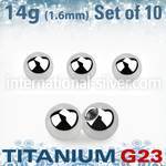 xubal5 loose body jewelry parts titanium g23 implant grade belly button