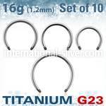 xucb16g loose body jewelry parts titanium g23 implant grade belly button