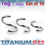 xusp16g loose body jewelry parts titanium g23 implant grade belly button