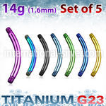 xutbn14 loose body jewelry parts anodized titanium g23 implant grade 