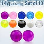 xuvb8 loose body jewelry parts acrylic body jewelry belly button