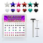 yxphs bend it to fit nose studs silver 925 nose