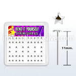 yxvsar bend it to fit nose studs silver 925 nose
