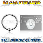 zbcr16 hoops captive rings surgical steel 316l nose