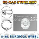 zbedr16 annealed steel captive bead ring sterilized 3mm