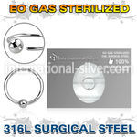 zbedr20 annealed steel captive bead ring sterilized 2mm