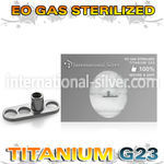 ztsa2 sterilized titanium dermal anchor base 3holes internal