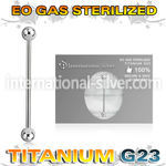 zubbinds sterilized titanium industrial barbell balls